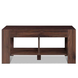 2 Tier Wood Coffee Table - Walnut